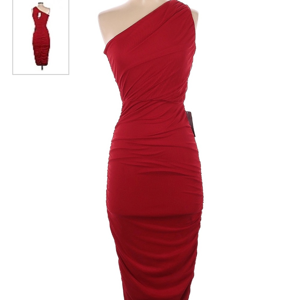One-Shoulder Cocktail Dress